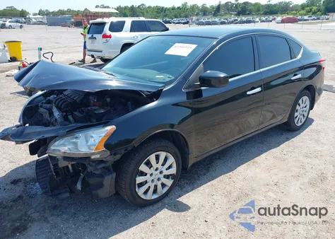 2015 Nissan Sentra S из США, поврежденный, VIN 3N1AB7AP6FY267440